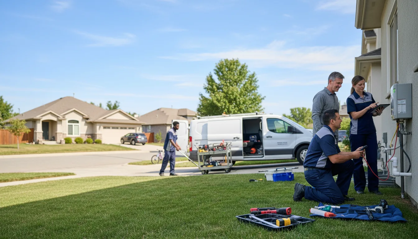Tankless water heater service in Luzerne, IA